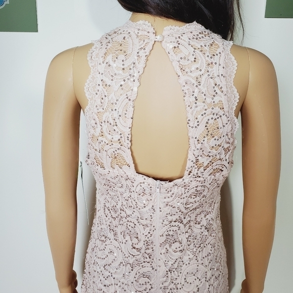 My Michelle lace sequins mini dress - Picture 9 of 15